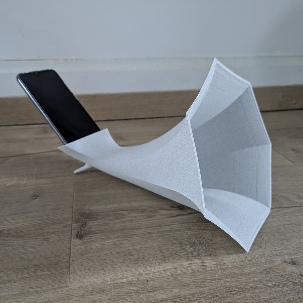 Amplificateur de son passif pour téléphone - Style Gramophone La Buse Qui File