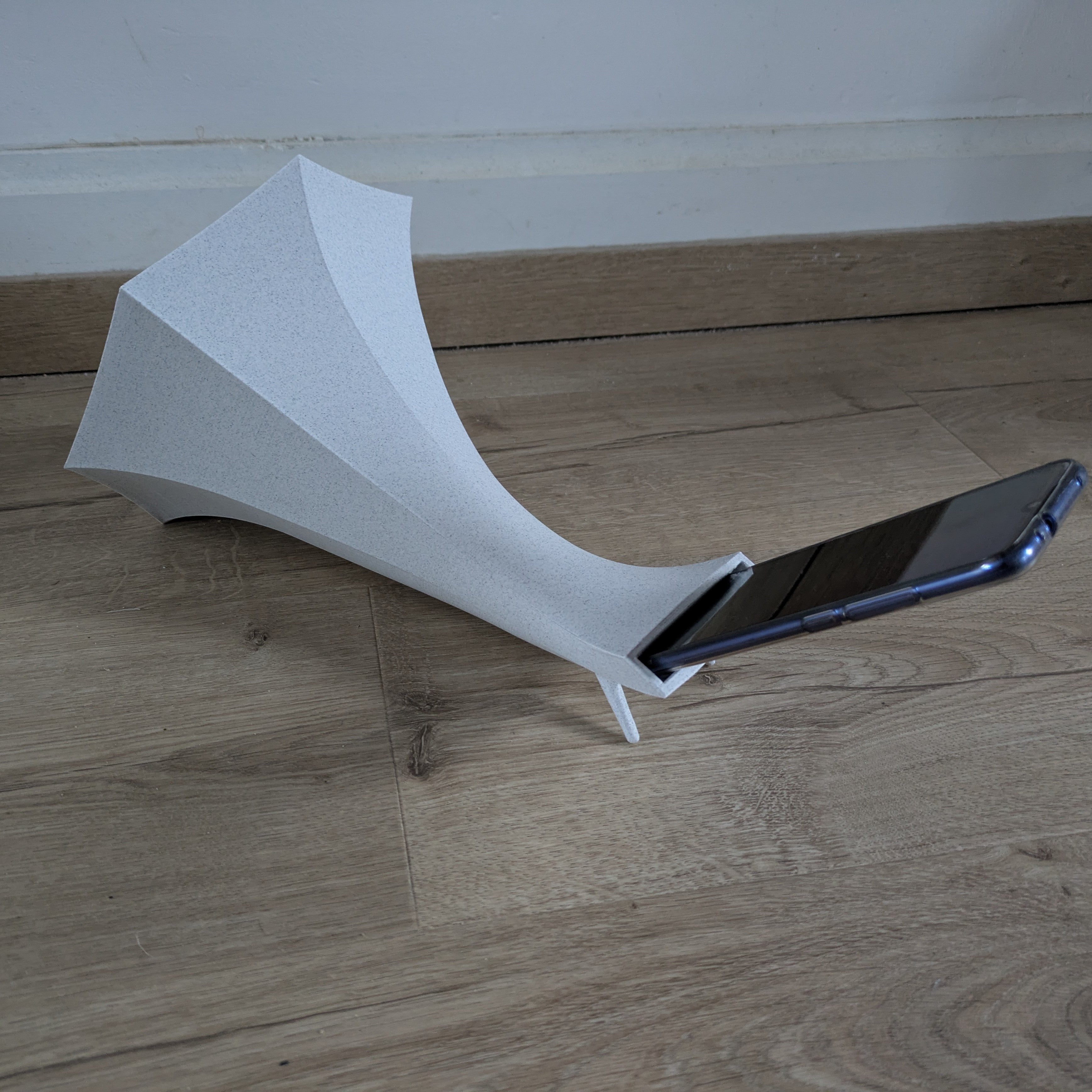 Amplificateur de son passif pour téléphone - Style Gramophone La Buse Qui File