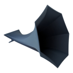 Amplificateur de son passif pour téléphone - Style Gramophone La Buse Qui File