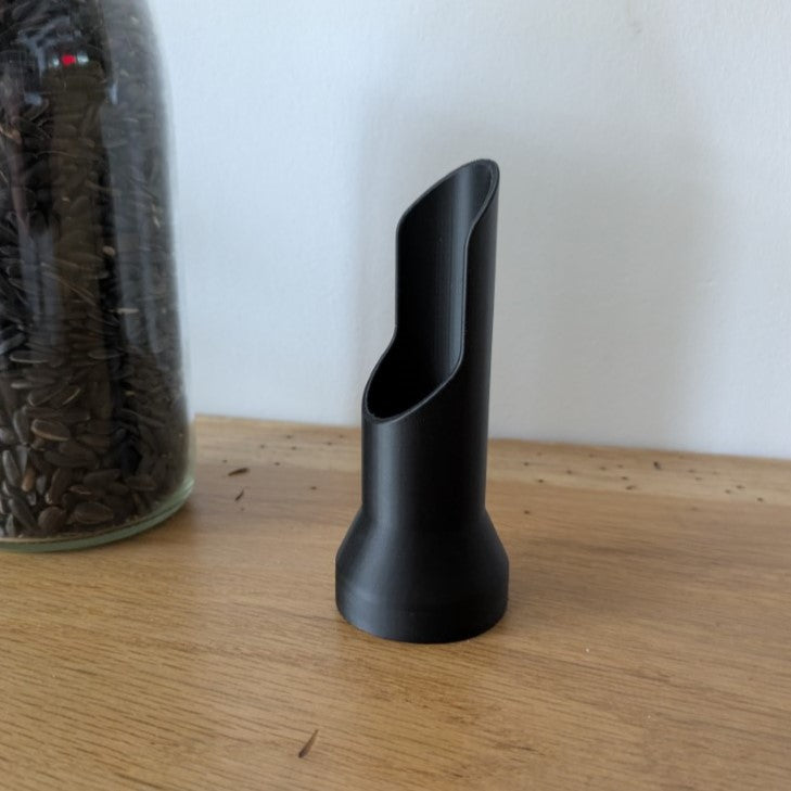 "The spout" 1L glass water bottle pour spout for seeds