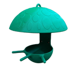 Mangeoire à oiseaux pour boule de graisse modèle champignon La Buse Qui File