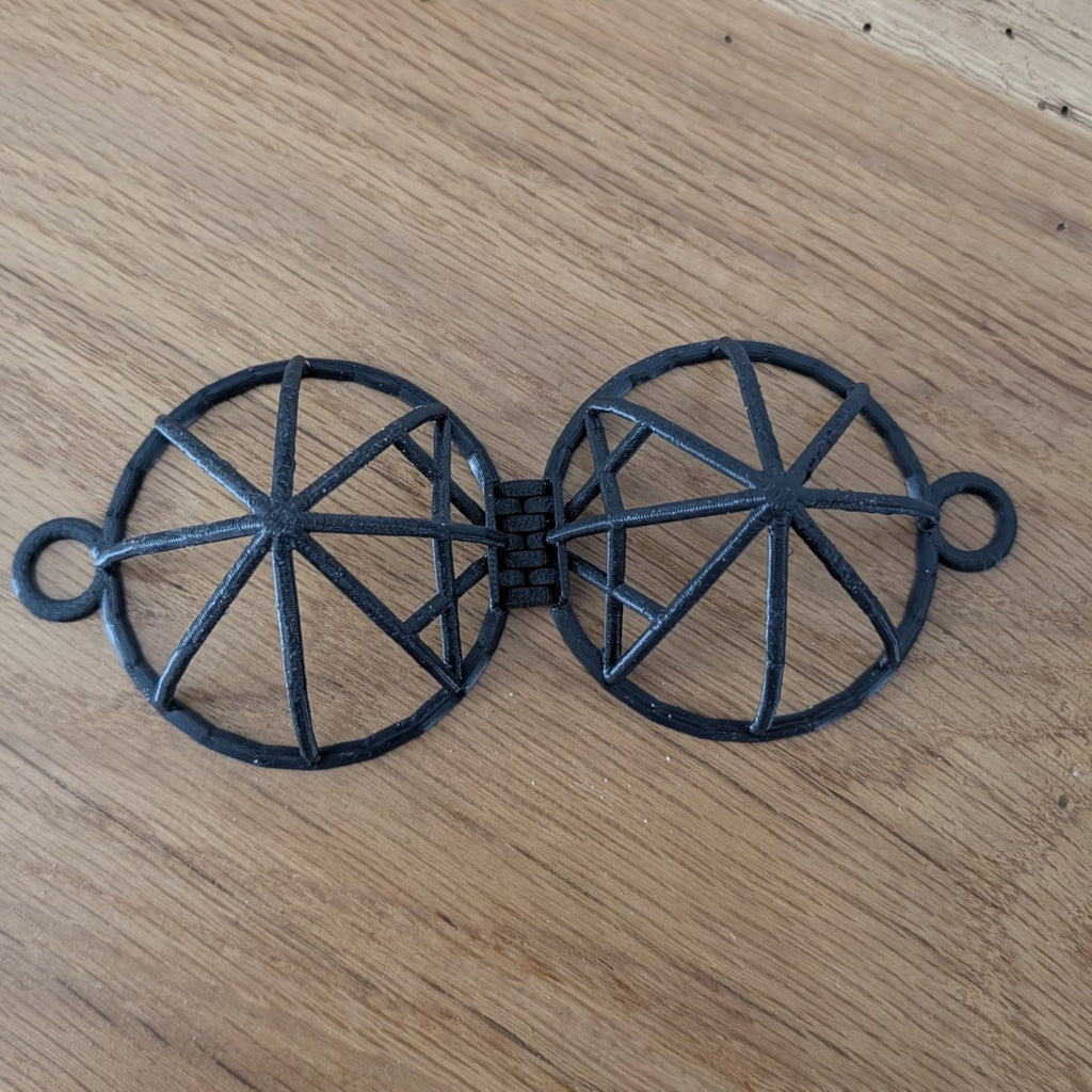 Wiederverwendbarer Fettkugelhalter Modell "Der Käfig"