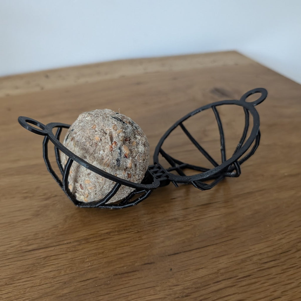 Wiederverwendbarer Fettkugelhalter Modell "Der Käfig"