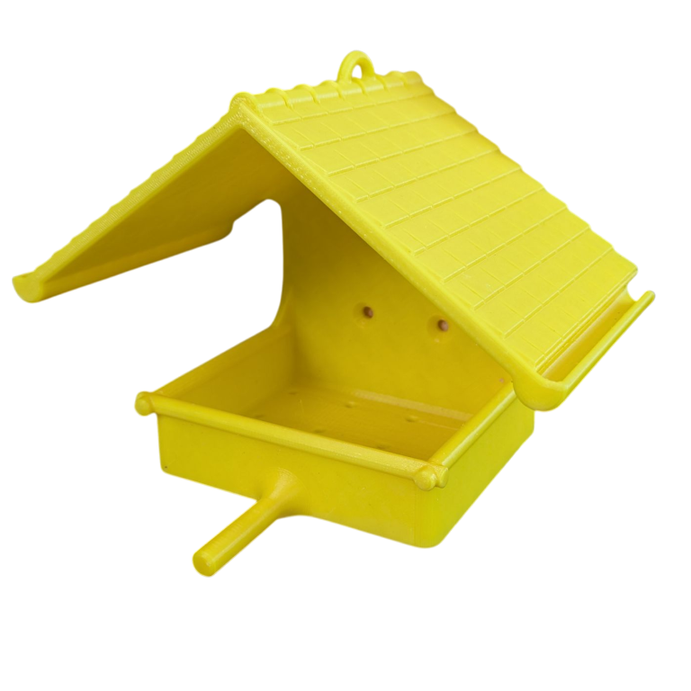 Mangeoire à oiseaux pour boule de graisse modèle maison La Buse Qui File