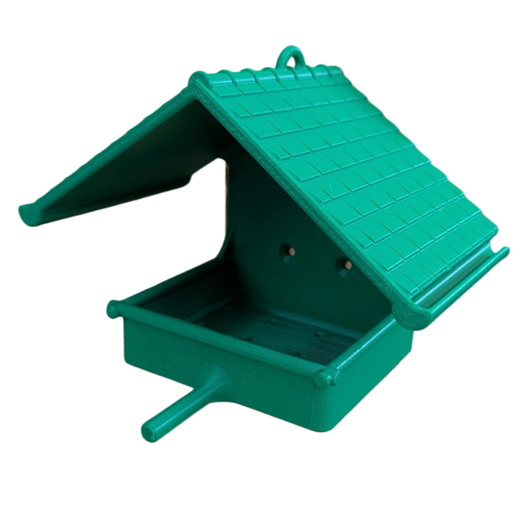 Mangeoire à oiseaux pour boule de graisse modèle maison La Buse Qui File
