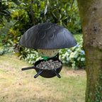 Mangeoire à oiseaux pour boule de graisse modèle champignon La Buse Qui File