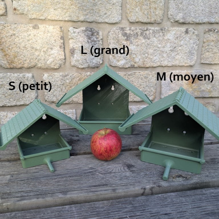 Mangeoire à oiseaux pour boule de graisse modèle maison La Buse Qui File