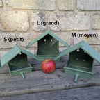 Mangeoire à oiseaux pour boule de graisse modèle maison La Buse Qui File