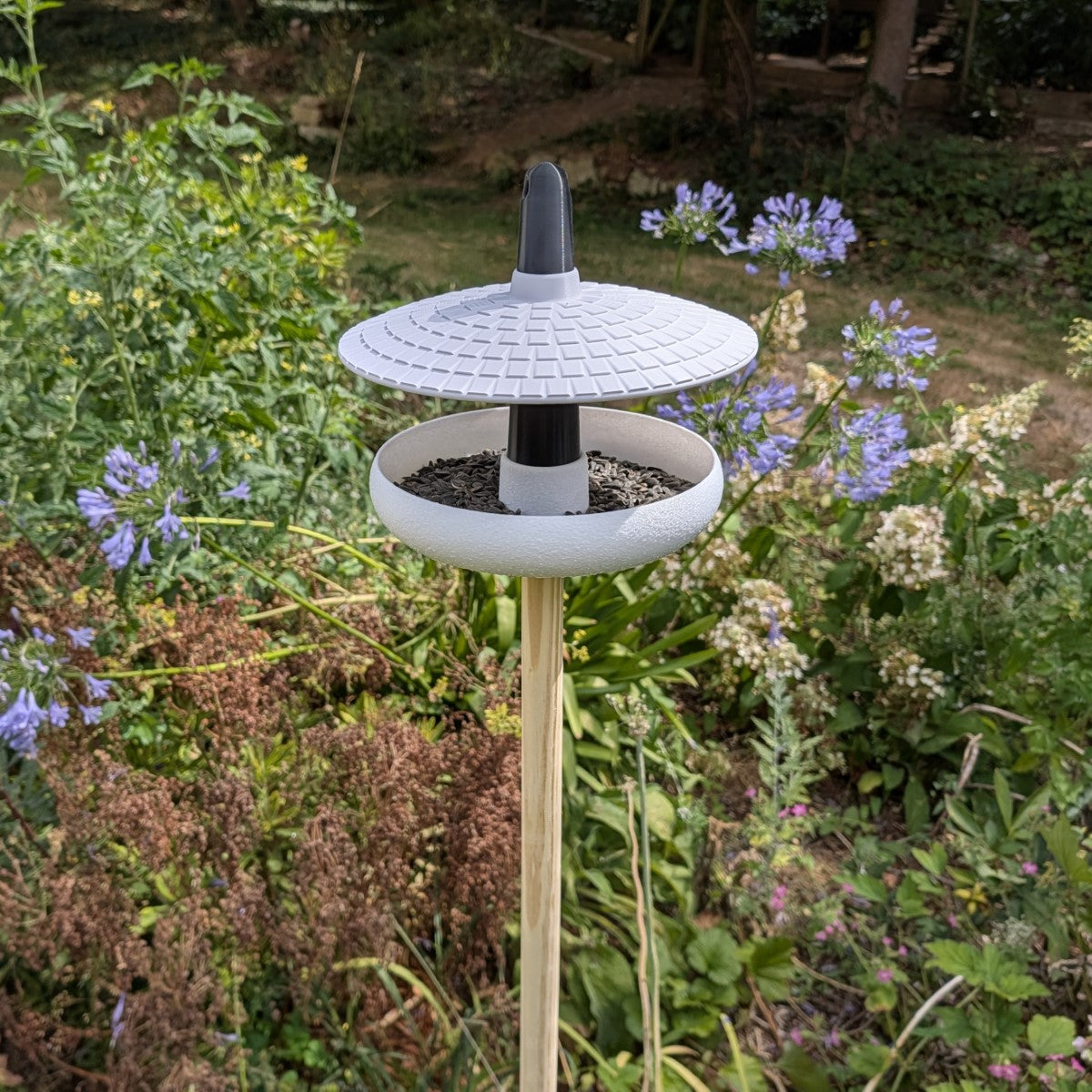 Mangeoire - abreuvoir à oiseaux plateau modèle "L'Ombrelle"
