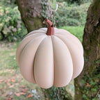"The Pumpkin" Hanging Bird Feeder – Handcrafted & Eco-designed
