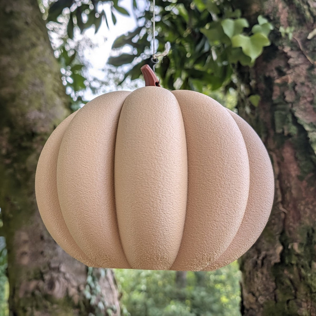 "The Pumpkin" Hanging Bird Feeder – Handcrafted & Eco-designed