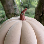 "The Pumpkin" Hanging Bird Feeder – Handcrafted & Eco-designed