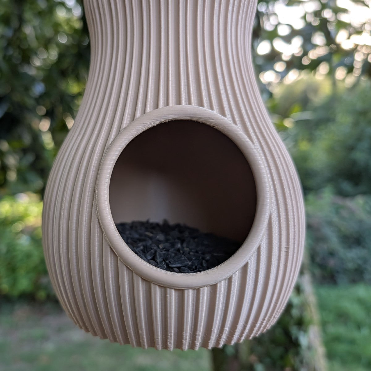 Original designer hanging bird feeder - The Butternut