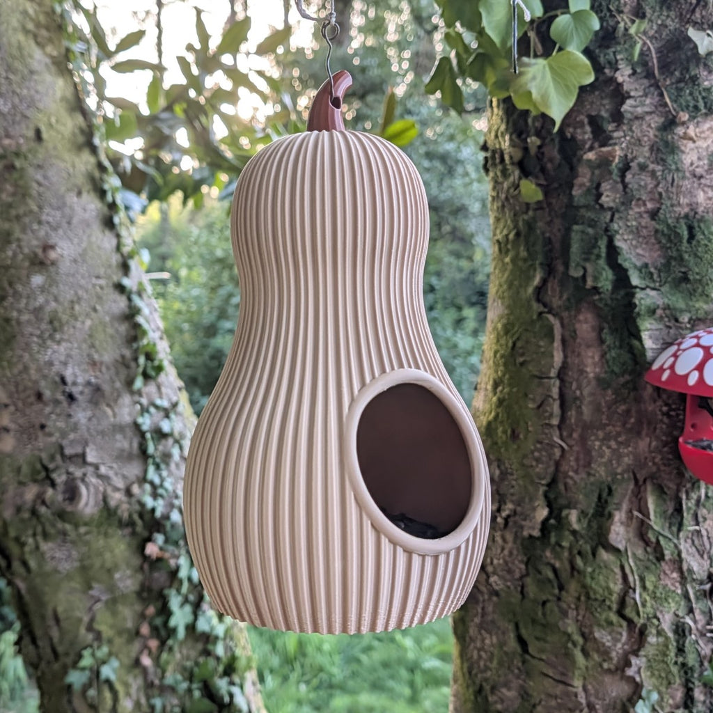 Original designer hanging bird feeder - The Butternut