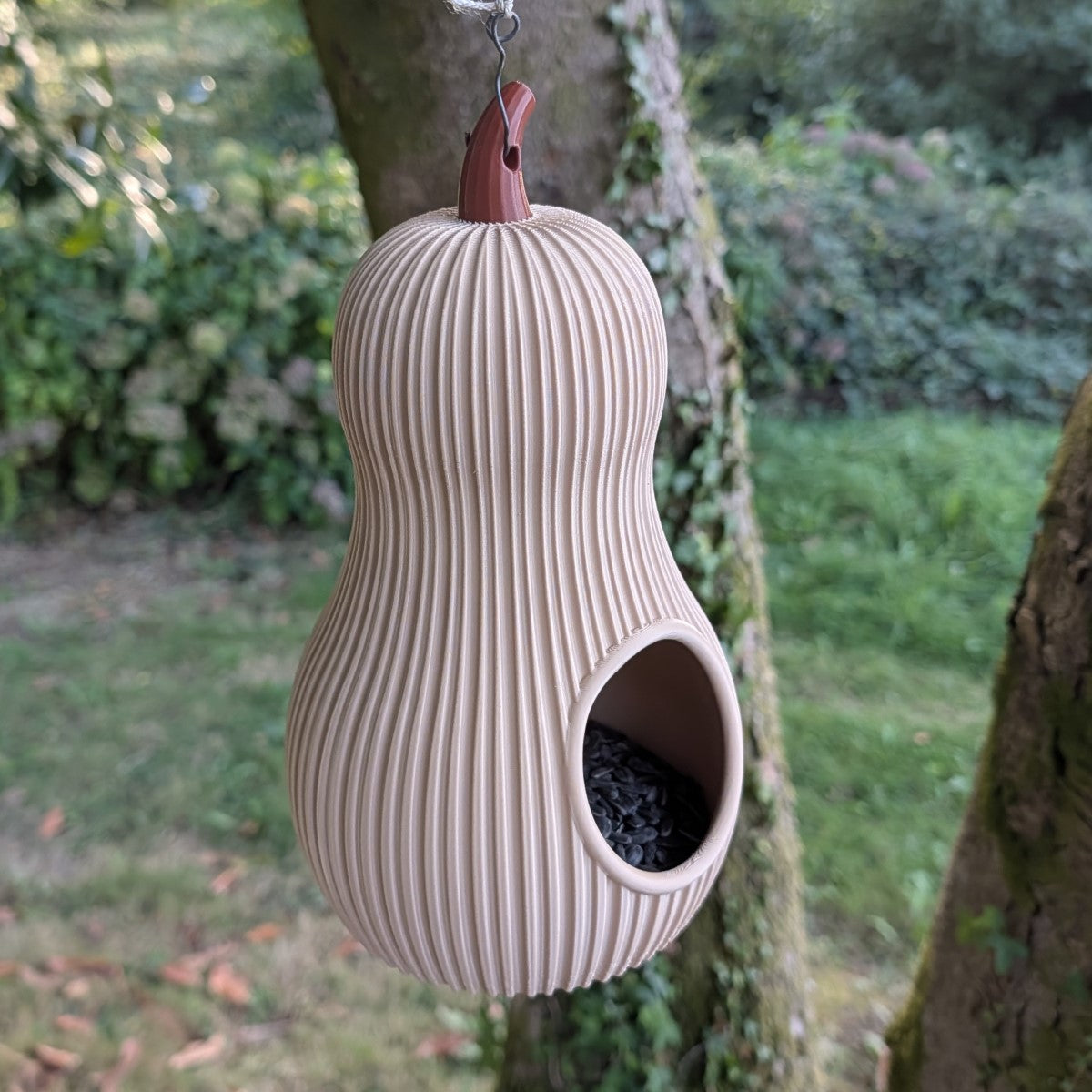 Original designer hanging bird feeder - The Butternut
