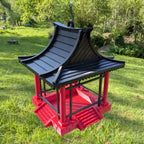 Mangeoire à oiseaux plateau modèle pagode Japonaise La Buse Qui File