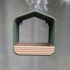 Mangeoire à oiseaux pour fenêtre modèle cabane La Buse Qui File