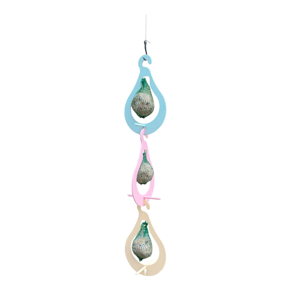 "The Pear" Feeder — Triple hanging fat ball holder