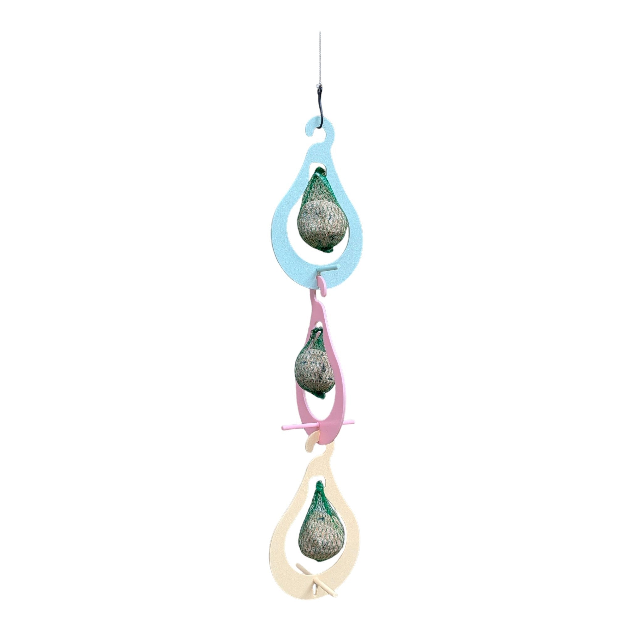 "The Pear" Feeder — Triple hanging fat ball holder