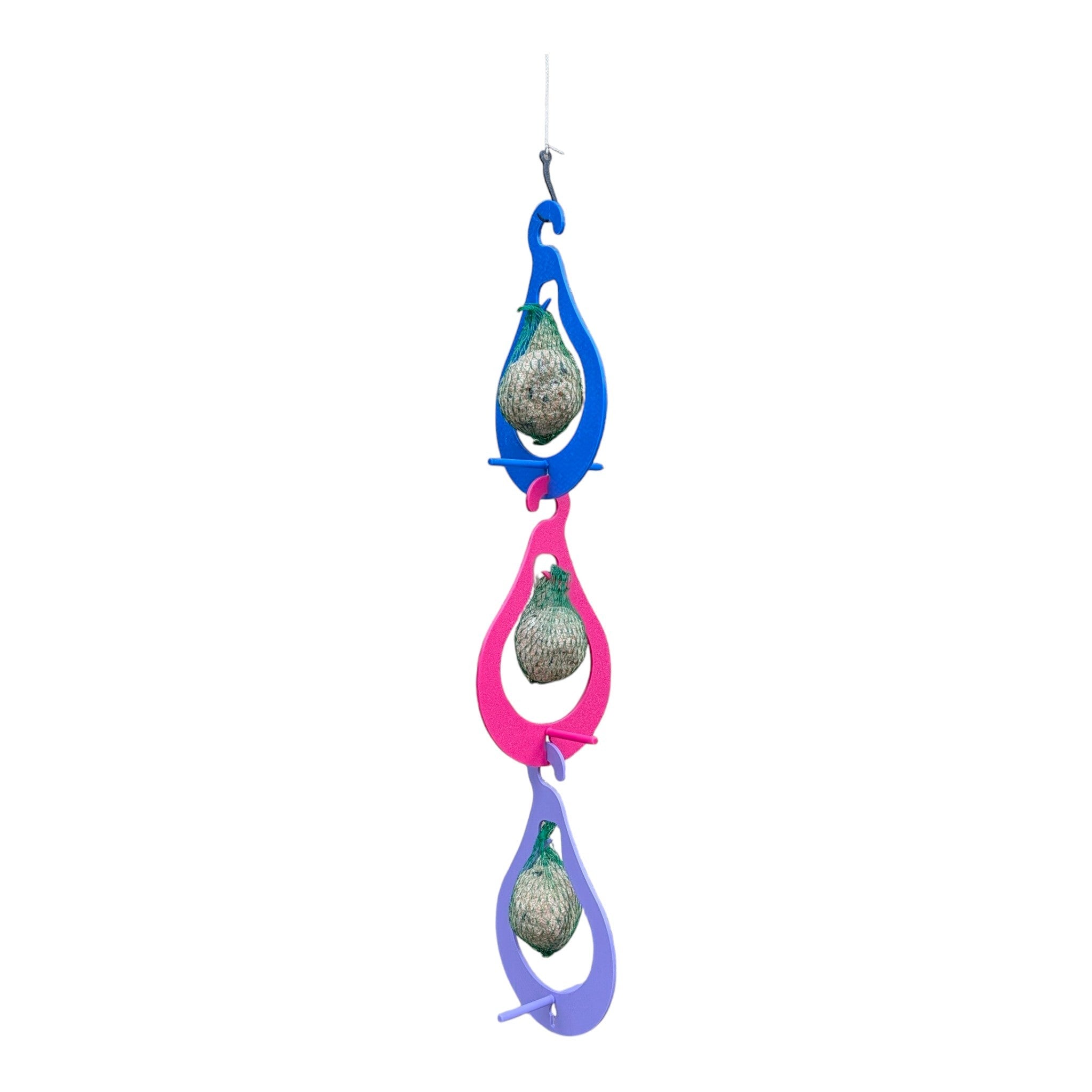 "The Pear" Feeder — Triple hanging fat ball holder