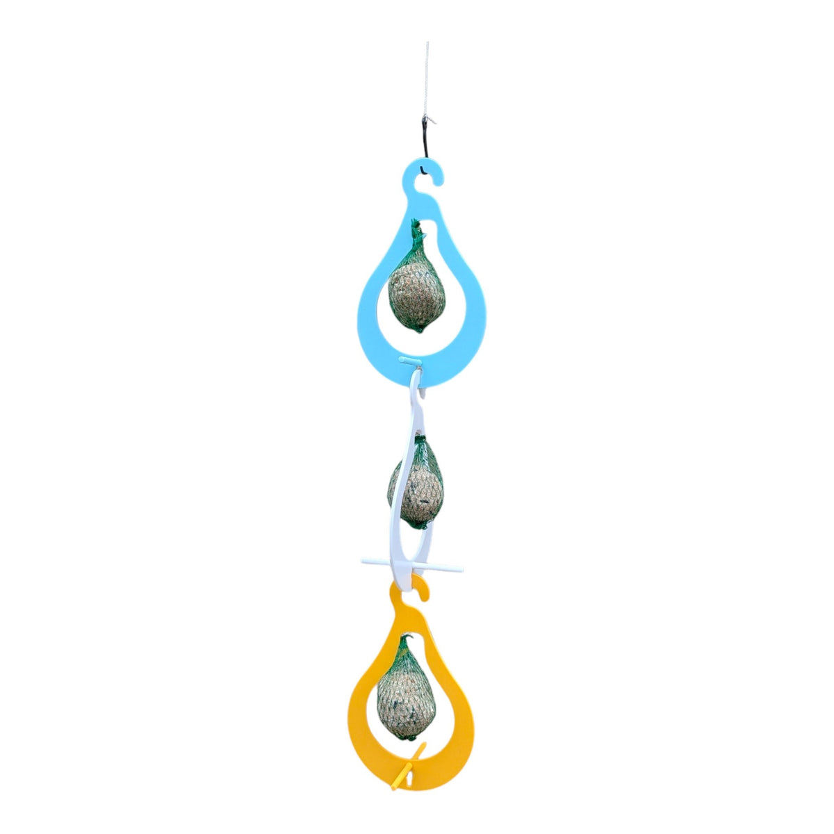 "The Pear" Feeder — Triple hanging fat ball holder