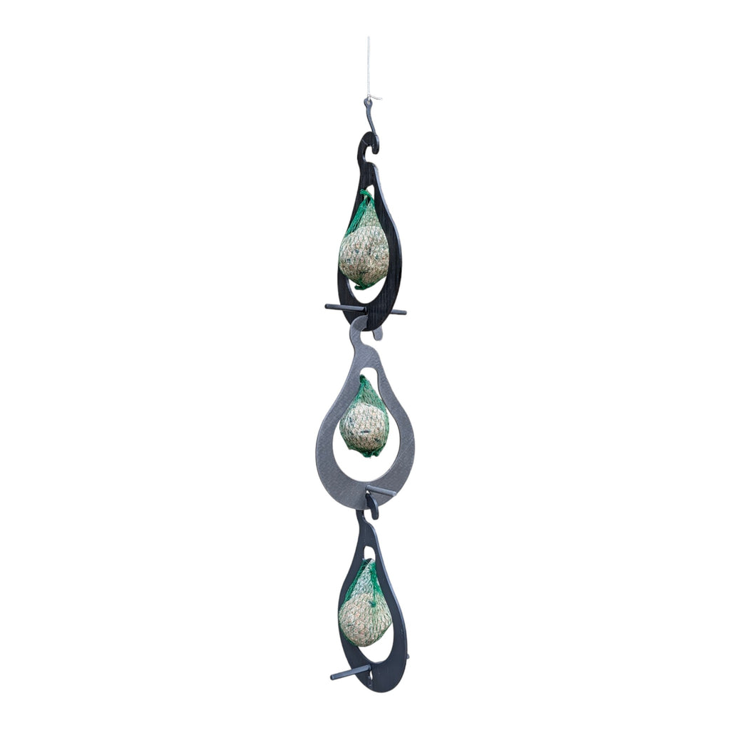 "The Pear" Feeder — Triple hanging fat ball holder