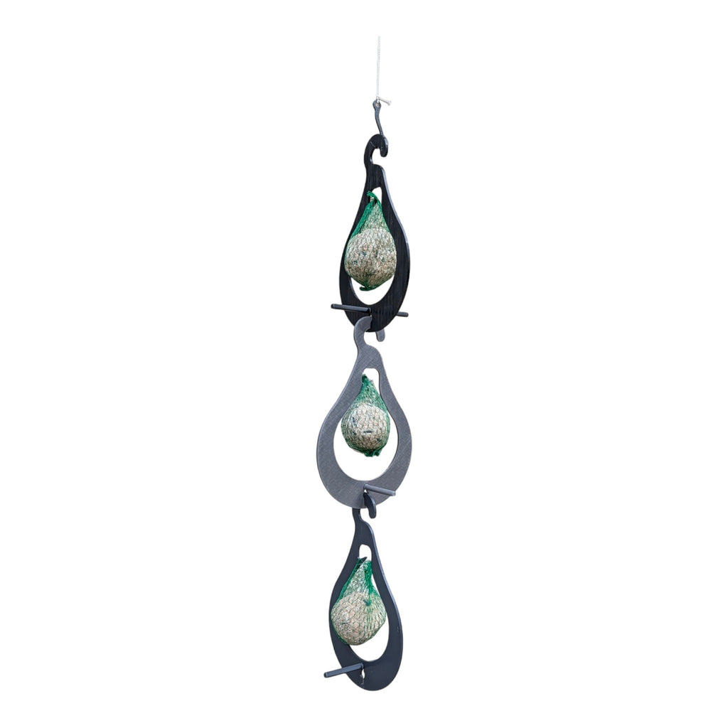 "The Pear" Feeder — Triple hanging fat ball holder