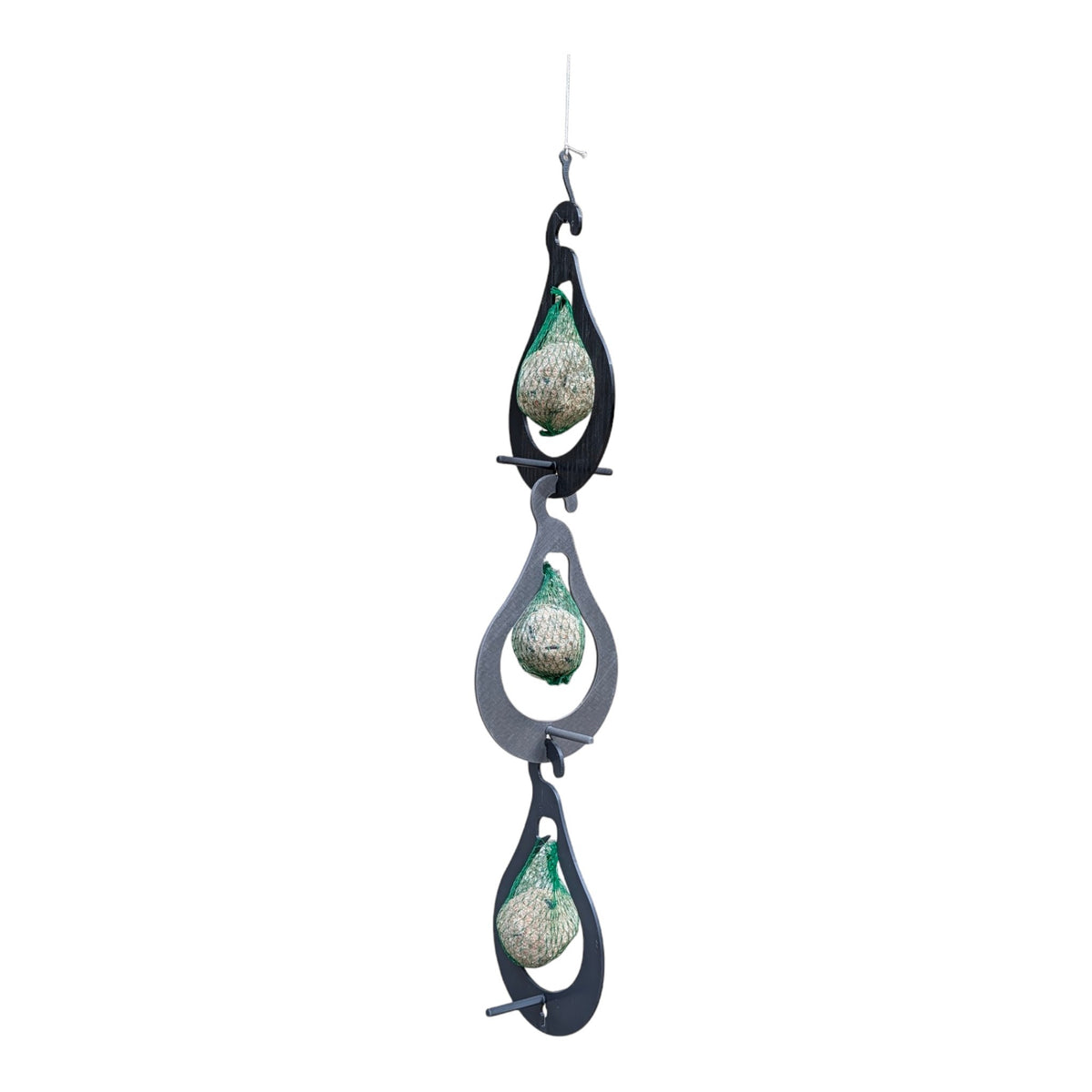 "The Pear" Feeder — Triple hanging fat ball holder