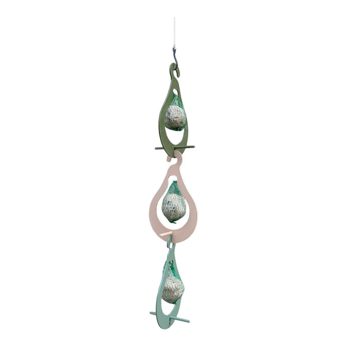 "The Pear" Feeder — Triple hanging fat ball holder