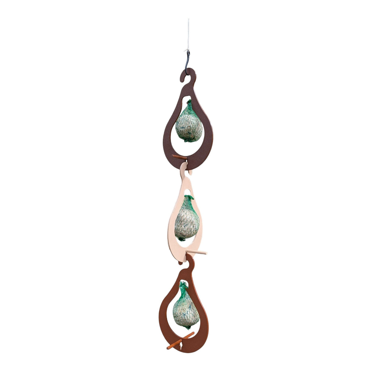"The Pear" Feeder — Triple hanging fat ball holder
