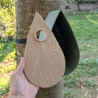 Nichoir à Oiseaux en plastique La Larme avec Sangle - Conforme LPO La Buse Qui File