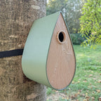 Nichoir à Oiseaux en plastique La Larme avec Sangle - Conforme LPO La Buse Qui File
