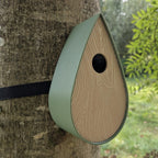 Vogelhaus zur Gurtbefestigung Modell "Die Träne"
