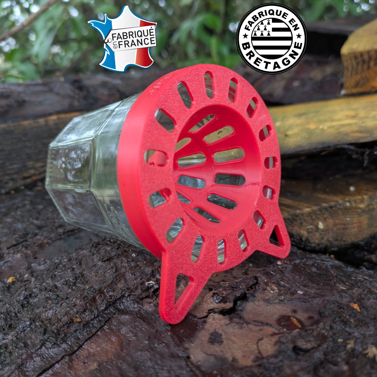 Selective Asian hornet traps for glass jars "The Funnel Trap" model