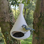 Mangeoire à oiseaux à suspendre design modèle "La Toupie" La Buse Qui File