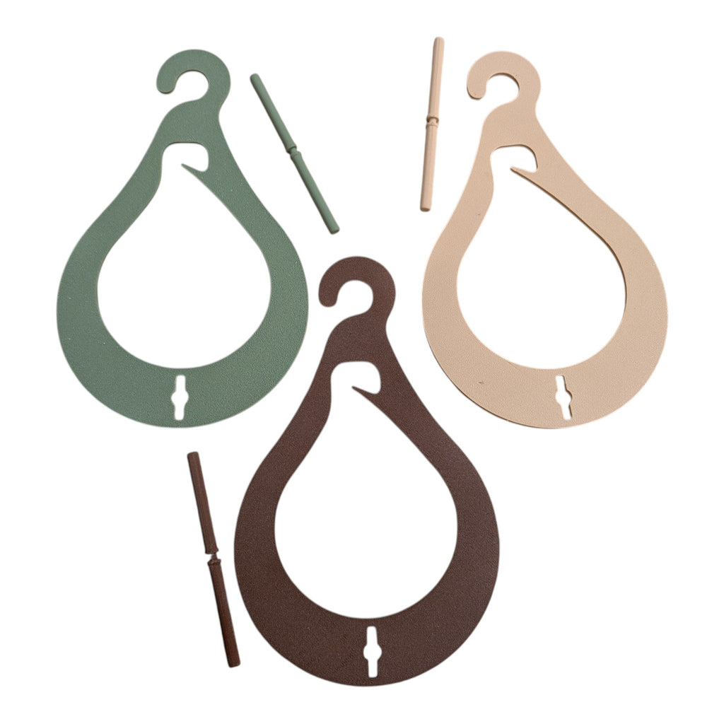 Mangeoire "La Poire" — Triple support pour boules de graisse suspendu La Buse Qui File